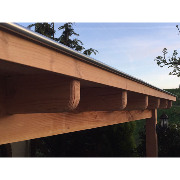 Zinken snel deklijst 1,2 of 3 meter
