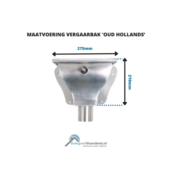 Zinken vergaarbak Oud-Hollands