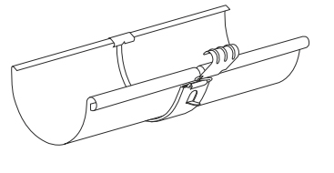 dakgootverbinder open